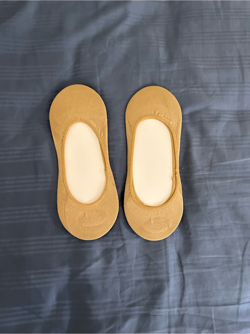 No-Show Liner Socks in Mustard Yellow